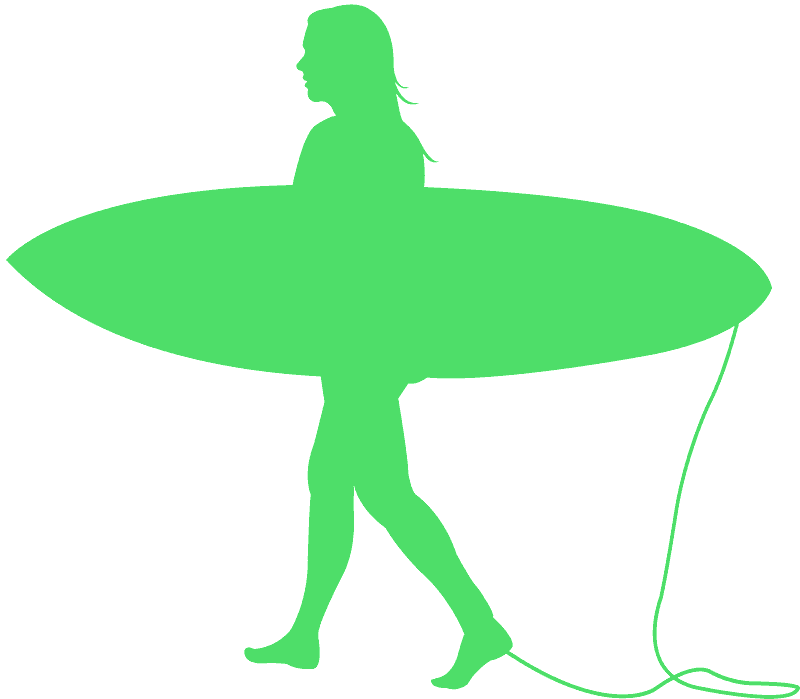 Surf Stencils Clipart (800x699), Png Download