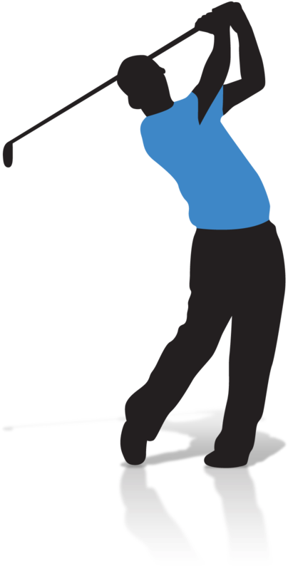 Silhouette Golf Animation Clip Art - Transparent Silhouette Golf Clipart - Png Download (524x800), Png Download