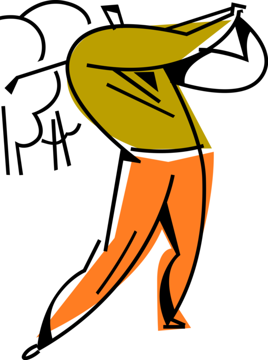 Club Clipart Golf Game - Png Download (521x700), Png Download