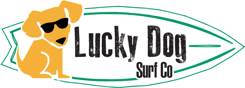 Surf Clipart Dog Beach - Graphic Design - Png Download (1000x429), Png Download