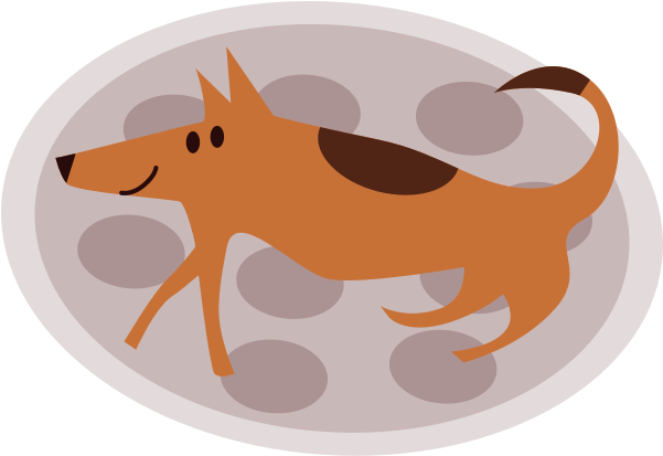 Dog On A Rug - Pig On The Rug Clipart - Png Download (600x600), Png Download