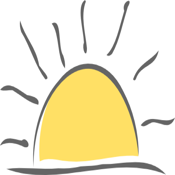 Sunset Clip Art At Clker - Png Download (600x600), Png Download