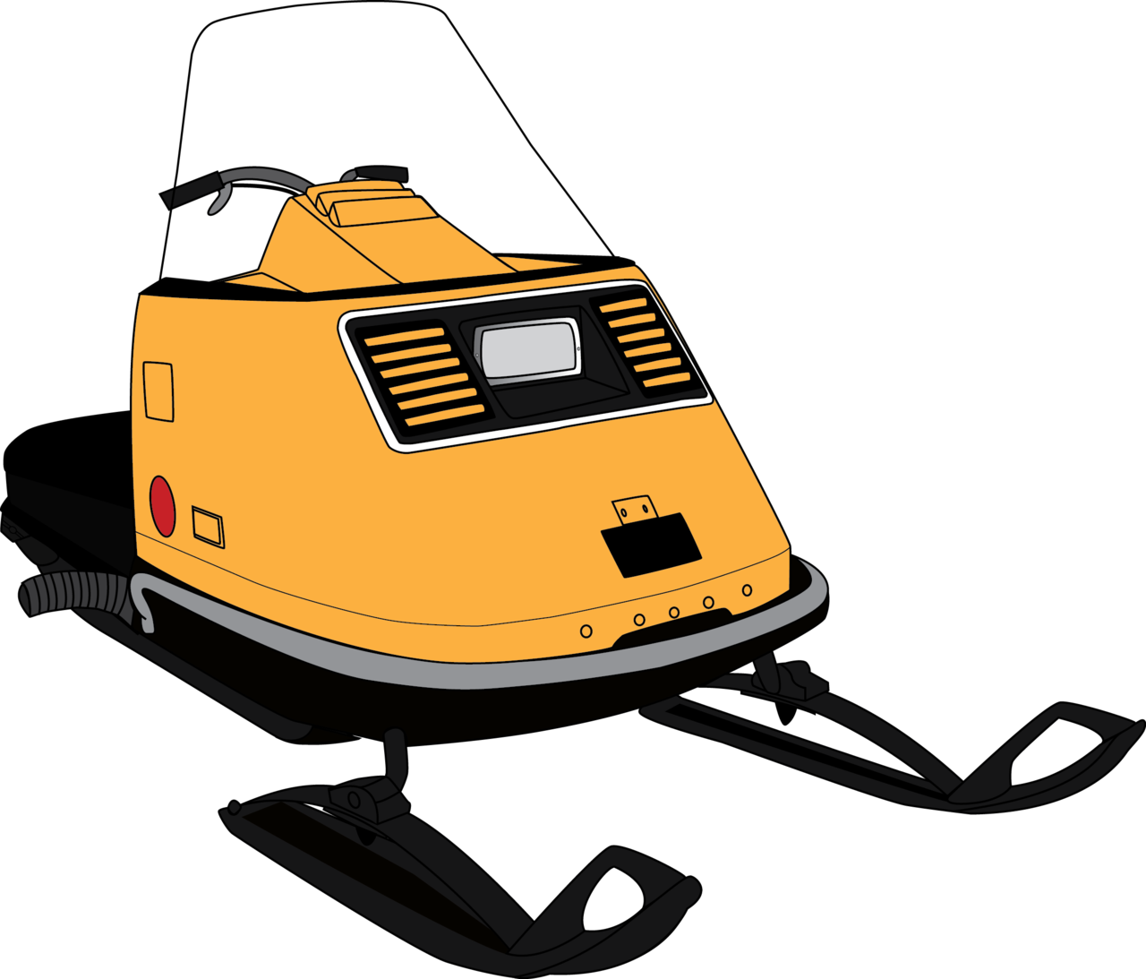Transportation Ski - Ski Doo Clipart - Png Download (967x826), Png Download