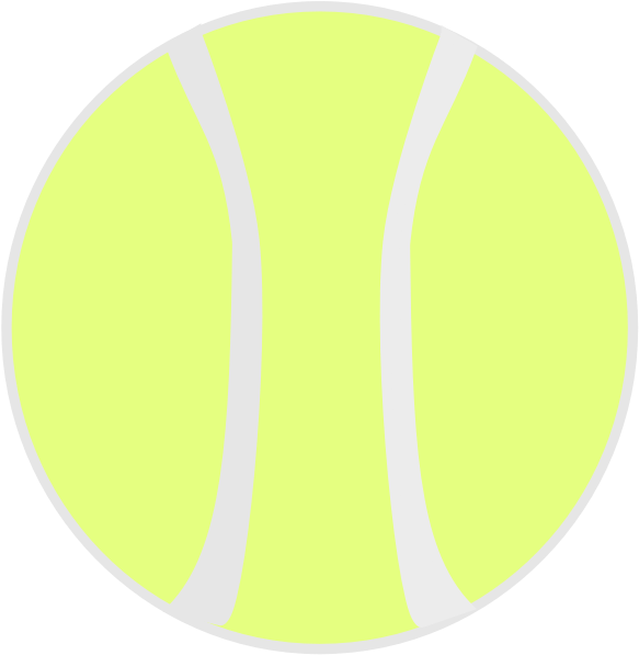 Tennis Ball Clip Art Graphics - Circle - Png Download (600x600), Png Download