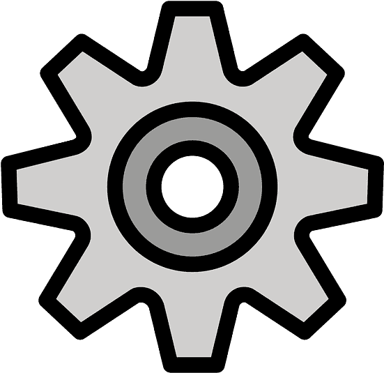 Gear Emoji Clipart - Png Download (800x800), Png Download