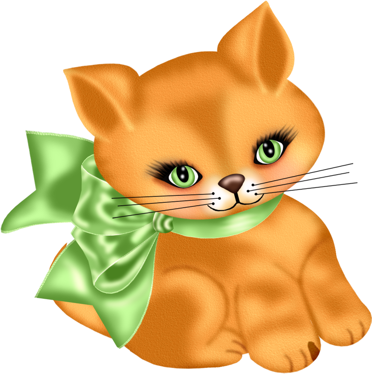 Cães & Gatos Animals Images, Zoo Animals, Kitten Cartoon, - Cartoon Cat Clipart (757x760), Png Download