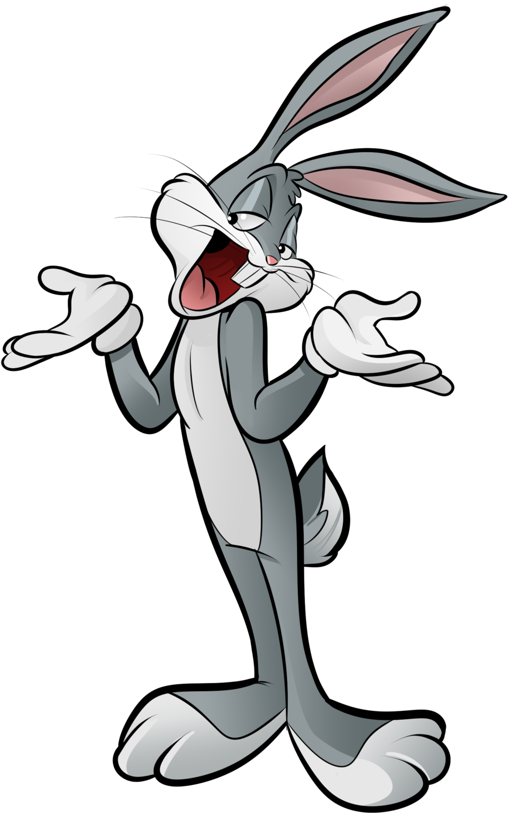 Canon Clipart Physics Force - Bugs Bunny - Png Download (1024x1660), Png Download