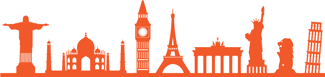 Landmark Vector Png Clipart (1137x486), Png Download
