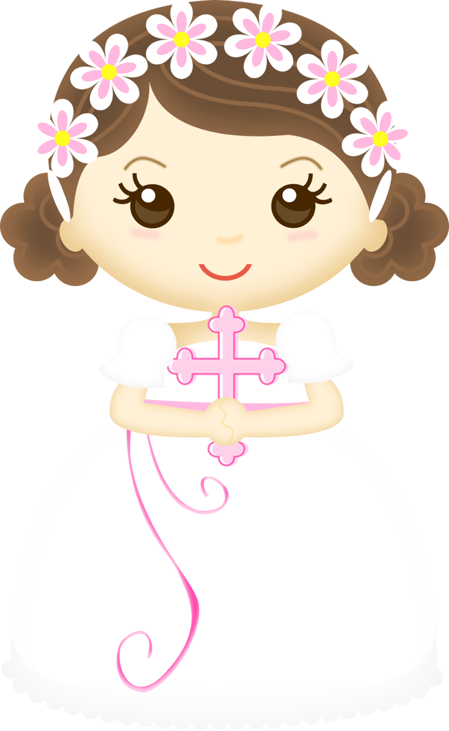 Communion Girl Png Clipart (922x1500), Png Download