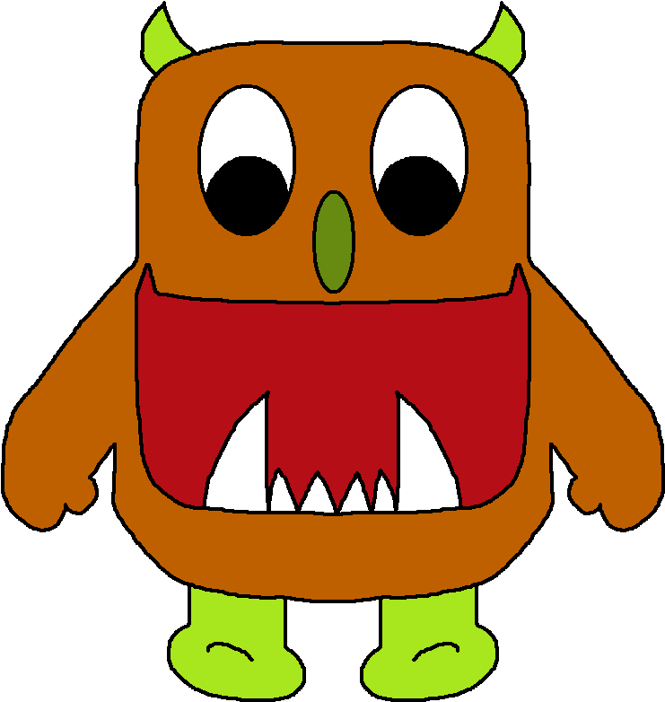 Thumb Image - Big Mouth Monster Clipart - Png Download (757x797), Png Download
