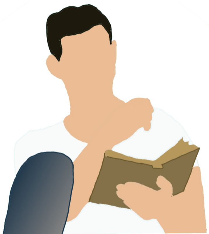 Student Studying Clipart - Clip Art - Png Download (716x800), Png Download