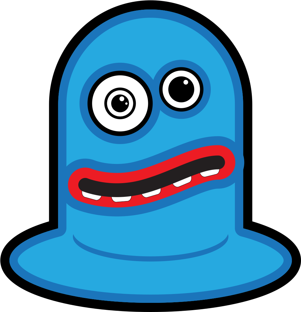 Pink And Blue Monster Svg Clip Arts - Cartoon Monster Png Hd Transparent Png (1024x1024), Png Download