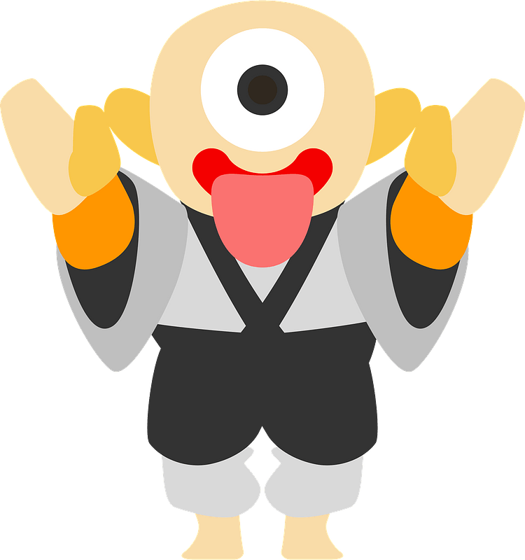 Monster Hitotsume Kozo Clipart - Cartoon - Png Download (750x800), Png Download