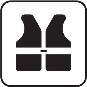 Life Jackets White Png Icons - Logo Life Jacket Vector Clipart (600x600), Png Download