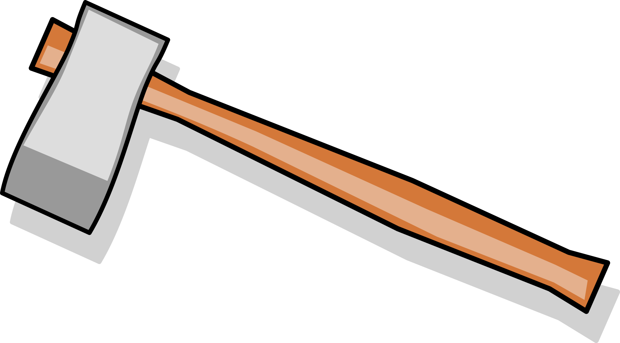 Pickaxe Clip Art - Clip Art Of Axe - Png Download (800x443), Png Download