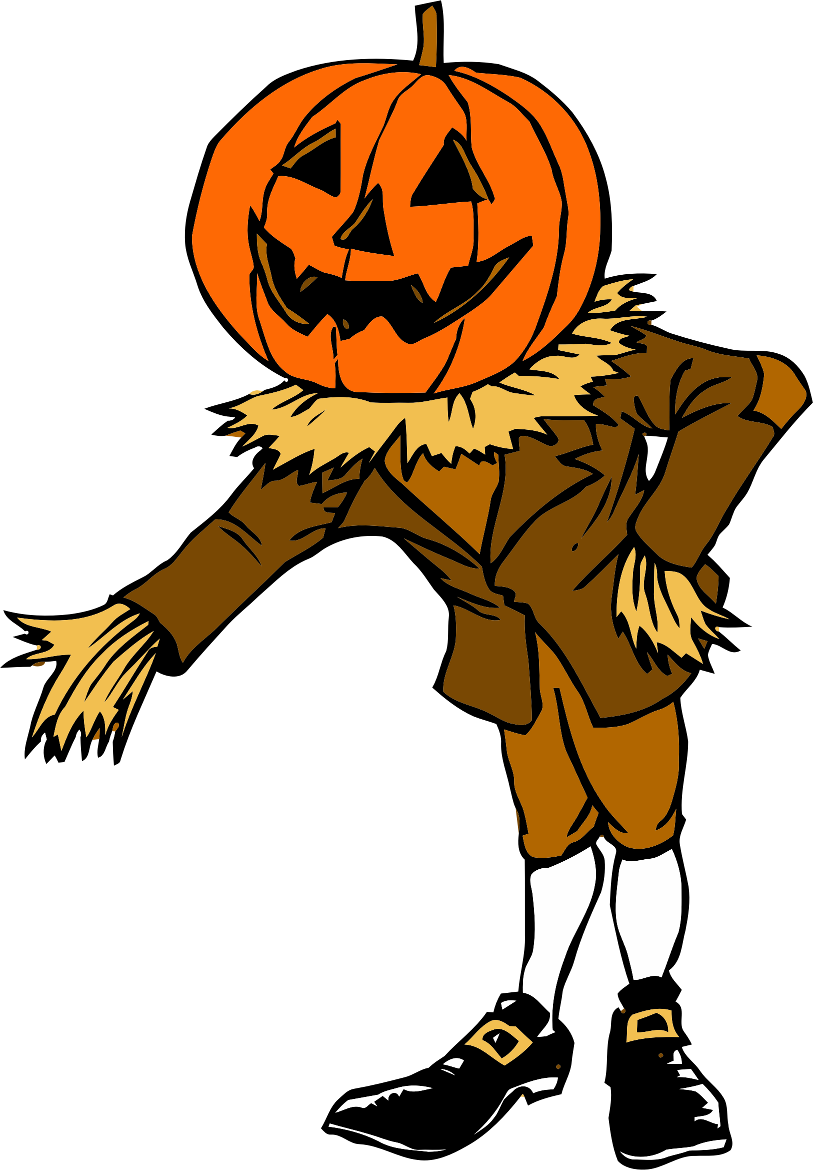 Halloween Pumpkin Costume Clipart - Png Download (501x720), Png Download