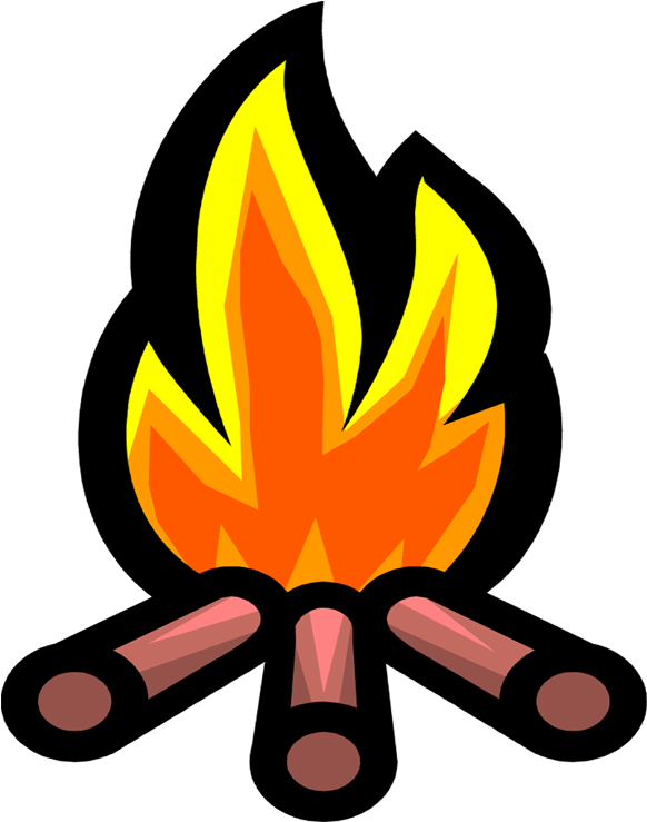Campfire Png Clipart - Transparent Background Campfire Clipart (600x766), Png Download