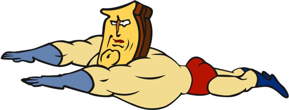 Ren Stimpy Character Powdered Toast Man - Ren & Stimpy Png Clipart (1024x472), Png Download