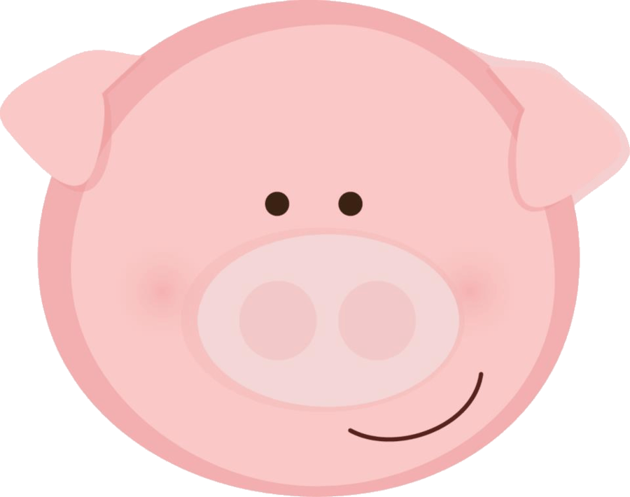 Pig Face Clipart - Png Download (900x710), Png Download
