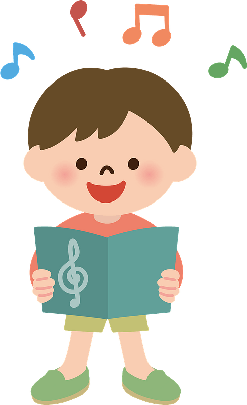 Child Boy Sing Clipart - Playing Piano Boy Clipart - Png Download (489x800), Png Download