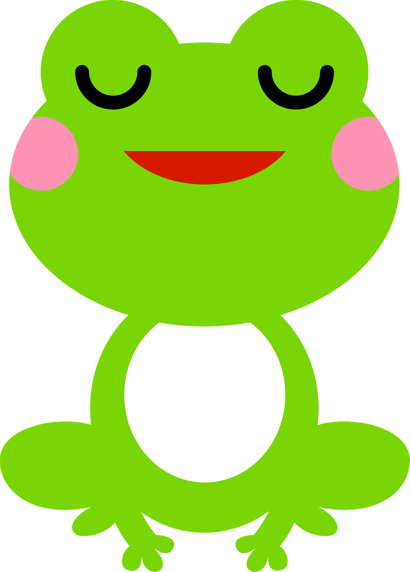 Singing Frog Clipart - Clip Art - Png Download (573x800), Png Download