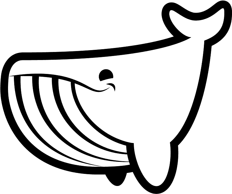 Whale Emoji Clipart - White Whale Emoji - Png Download (800x800), Png Download