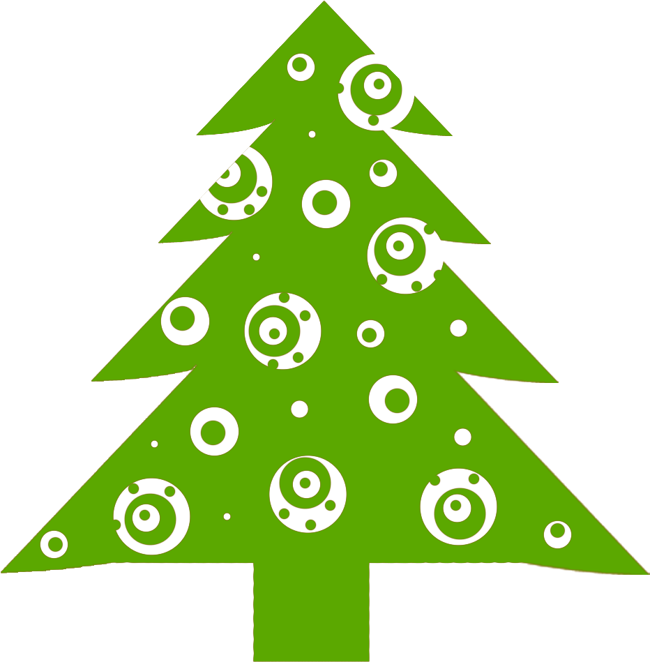 Christmas Open House Clip Art Fun For Christmas - Clipart Christmas Tree Silhouette - Png Download (1200x1200), Png Download