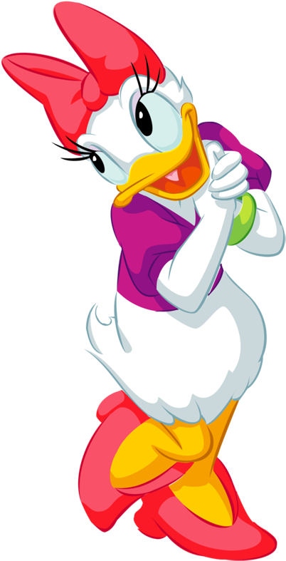 Daisy Duck Clipart (450x801), Png Download