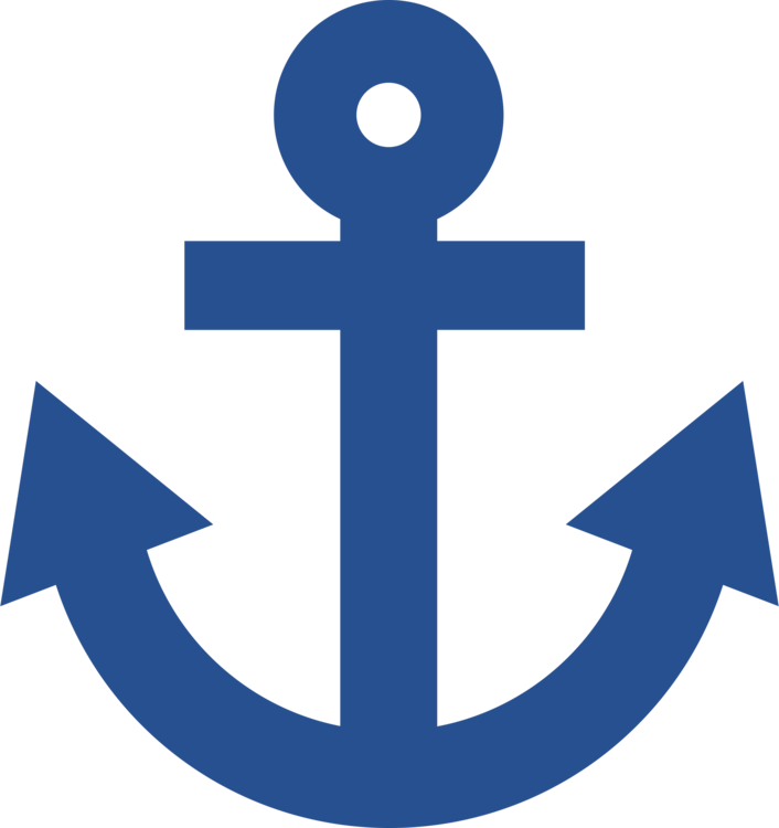 Anchor Png Icons - Ship Port Symbol Clipart (600x638), Png Download