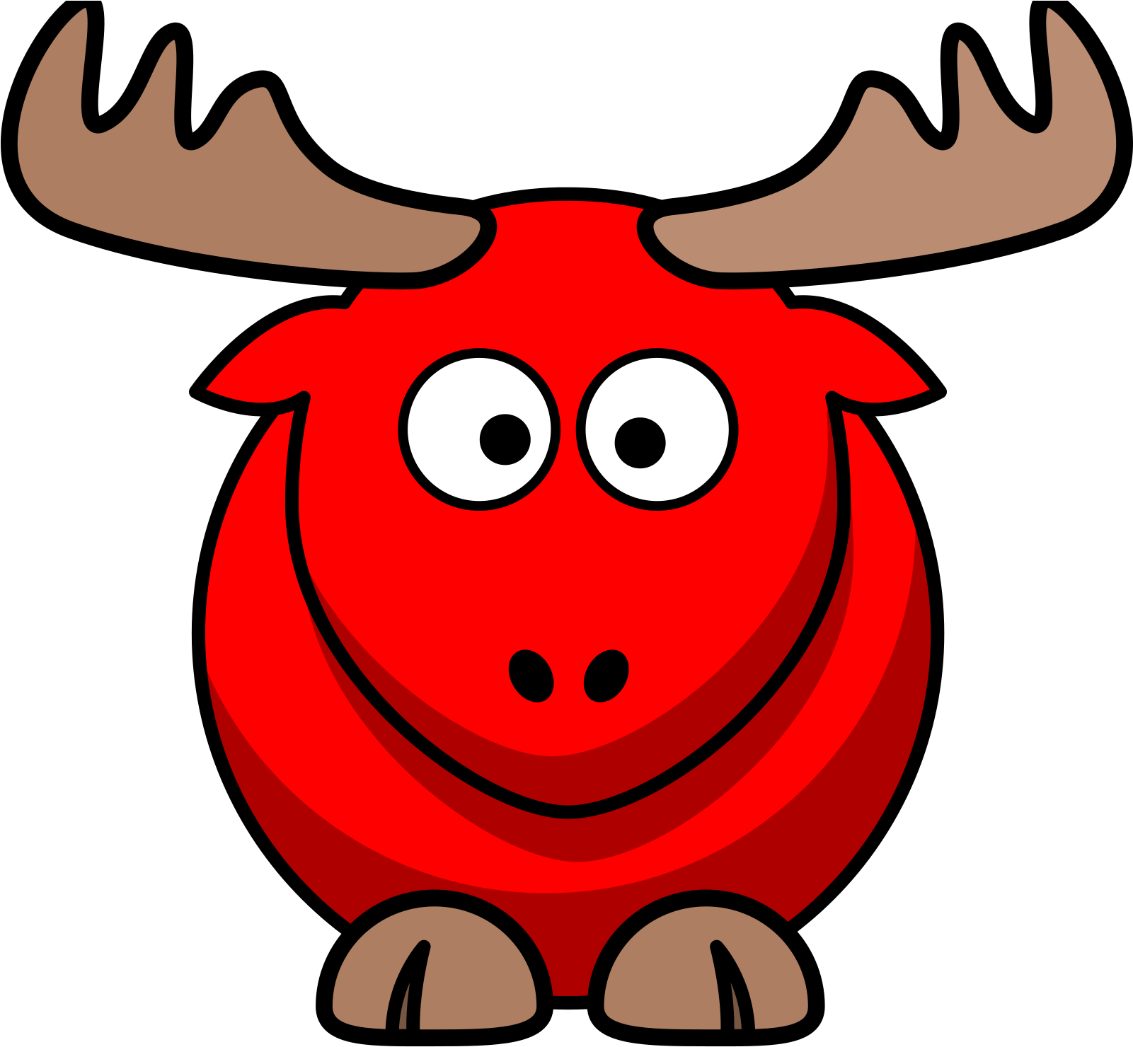 Transparent Moose Clipart - Png Download (1600x1600), Png Download