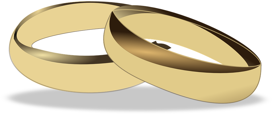 Thumb Image - Wedding Rings Clipart - Png Download (960x480), Png Download