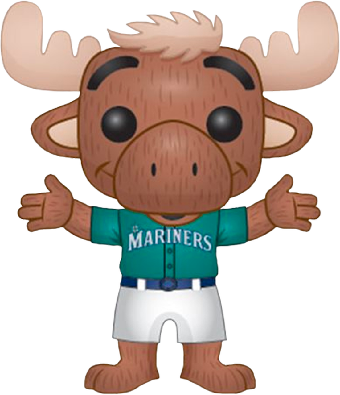 Mariner Moose Seattle Mariners Mascot Pop Vinyl Figure - Mariner Moose Funko Pop Clipart (1103x1280), Png Download