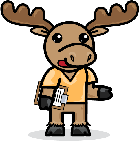 Brightspace Moose Clipart (1022x639), Png Download