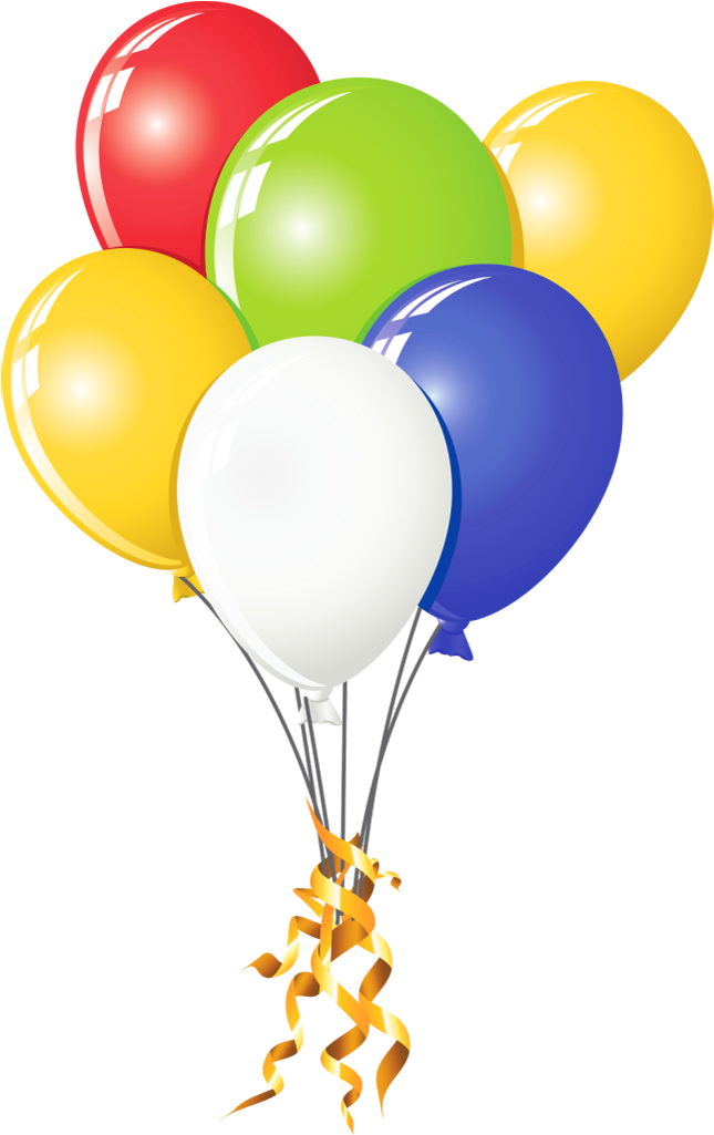 Transparent Balloon Clip Art - Balloons Clip Art Png (645x1025), Png Download