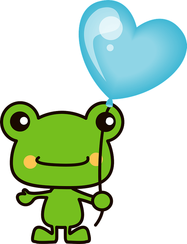 Frog Animal Balloon Clipart - Transparent Koala Gif - Png Download (613x800), Png Download