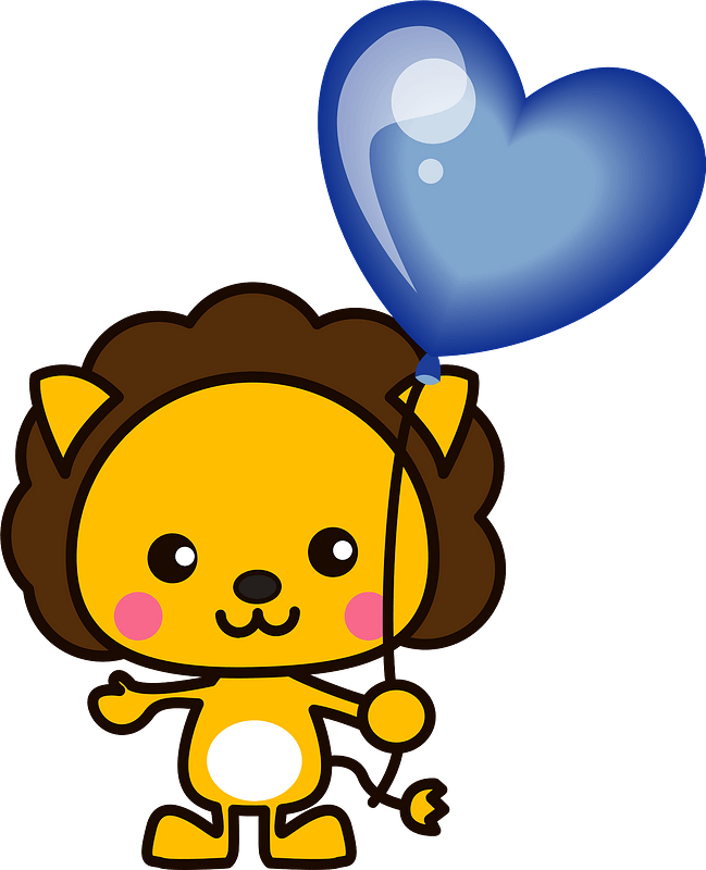Lion Animal Balloon Clipart - Transparent Koala Gif - Png Download (649x800), Png Download