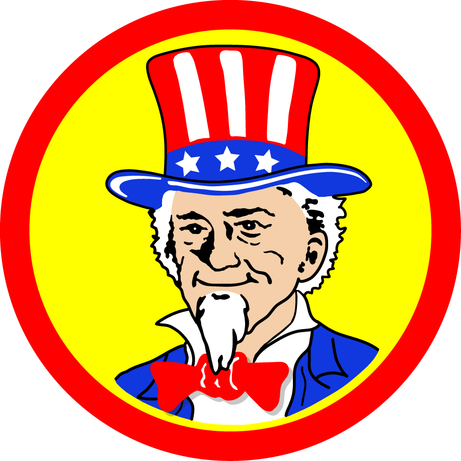 Uncle Sam Fireworks Clipart (916x916), Png Download