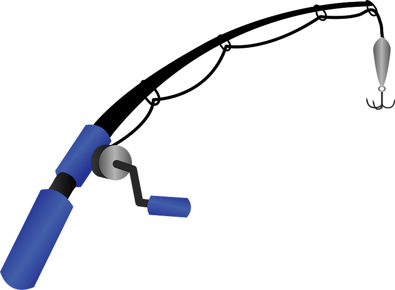 Fishing Rod Clipart - Png Download (800x589), Png Download