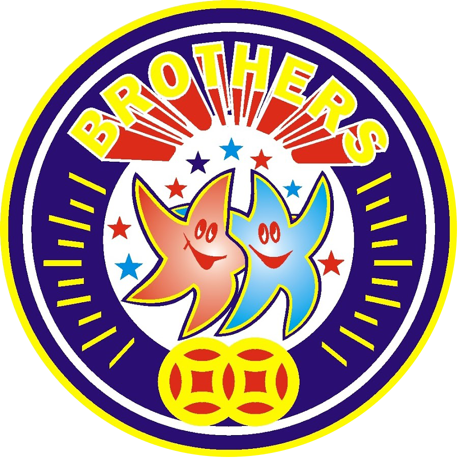 Brothers Fireworks Logo Clipart (900x900), Png Download