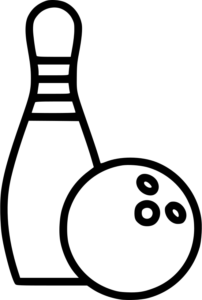 Bowling - Bowling Icon Png Clipart (660x980), Png Download