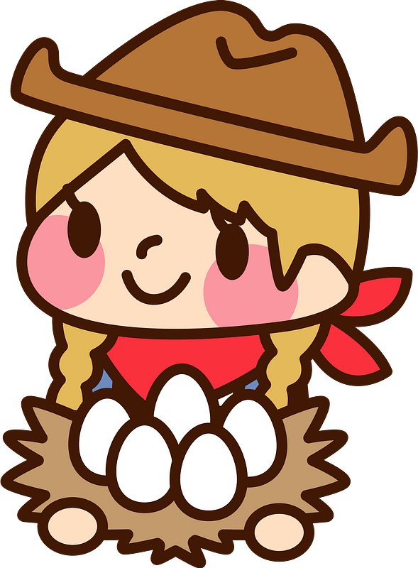 Cowgirl Eggs Clipart - Cowboy - Png Download (589x800), Png Download
