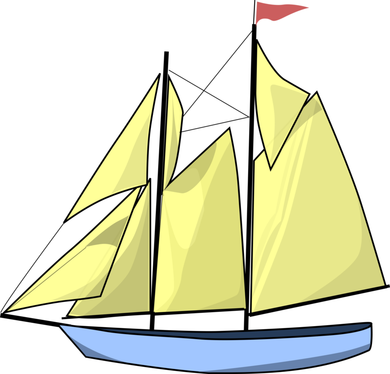 Sailboat Sailing Ship Yacht - Kensuke's Kingdom Peggy Sue Clipart (781x750), Png Download