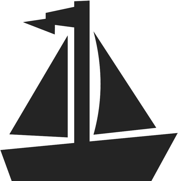 Purple Clipart Sailboat - Sail - Png Download (600x600), Png Download