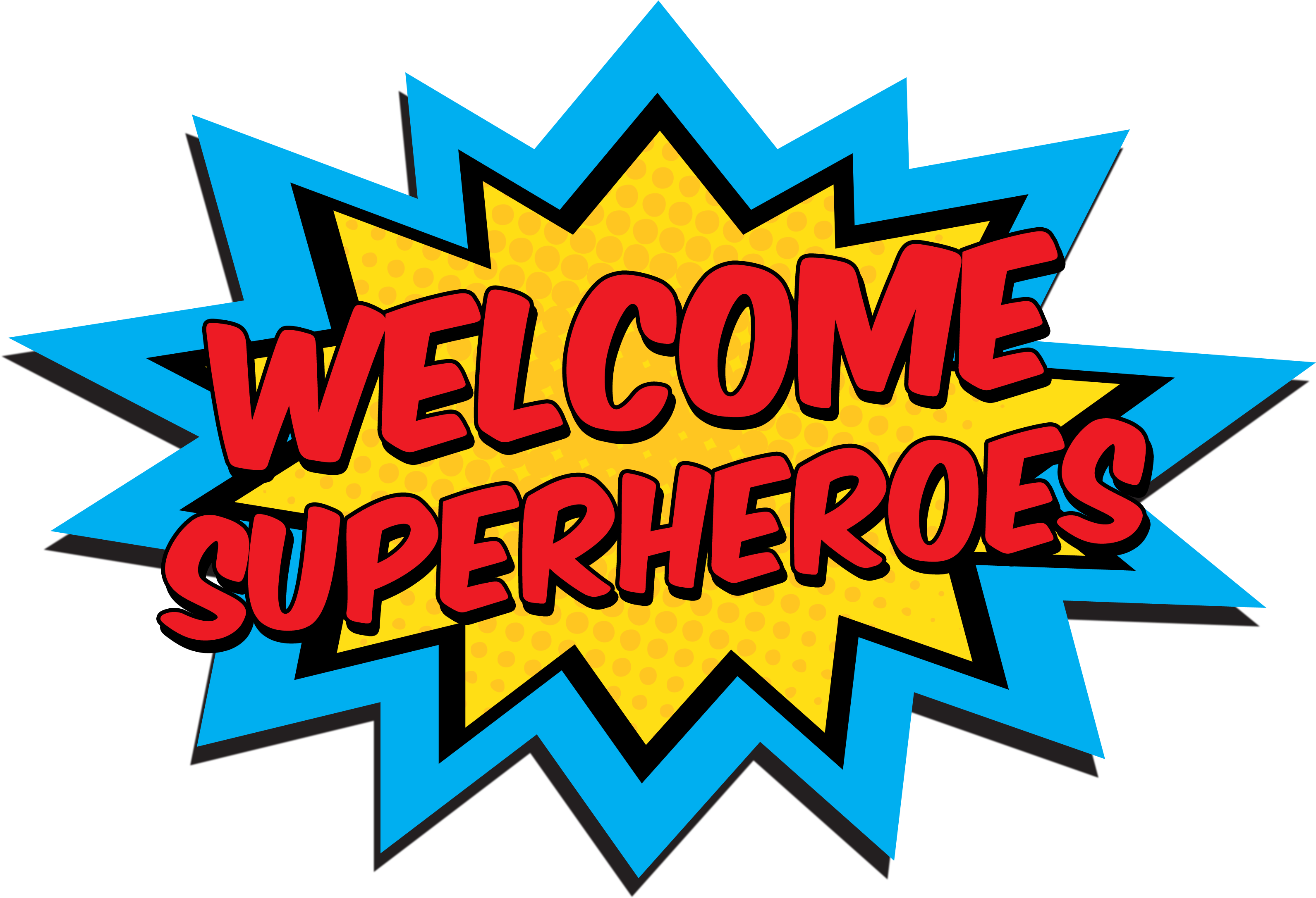 Camp Clipart Science Camp - Welcome Superhero Clipart - Png Download (2048x1367), Png Download