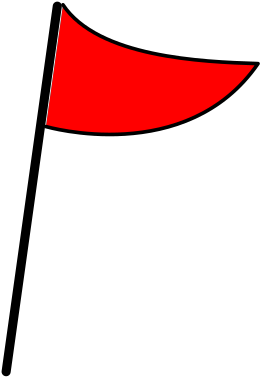 Red Flag English Camp Svg Clip Arts - Role Flag Cartoon Red - Png Download (1024x1024), Png Download