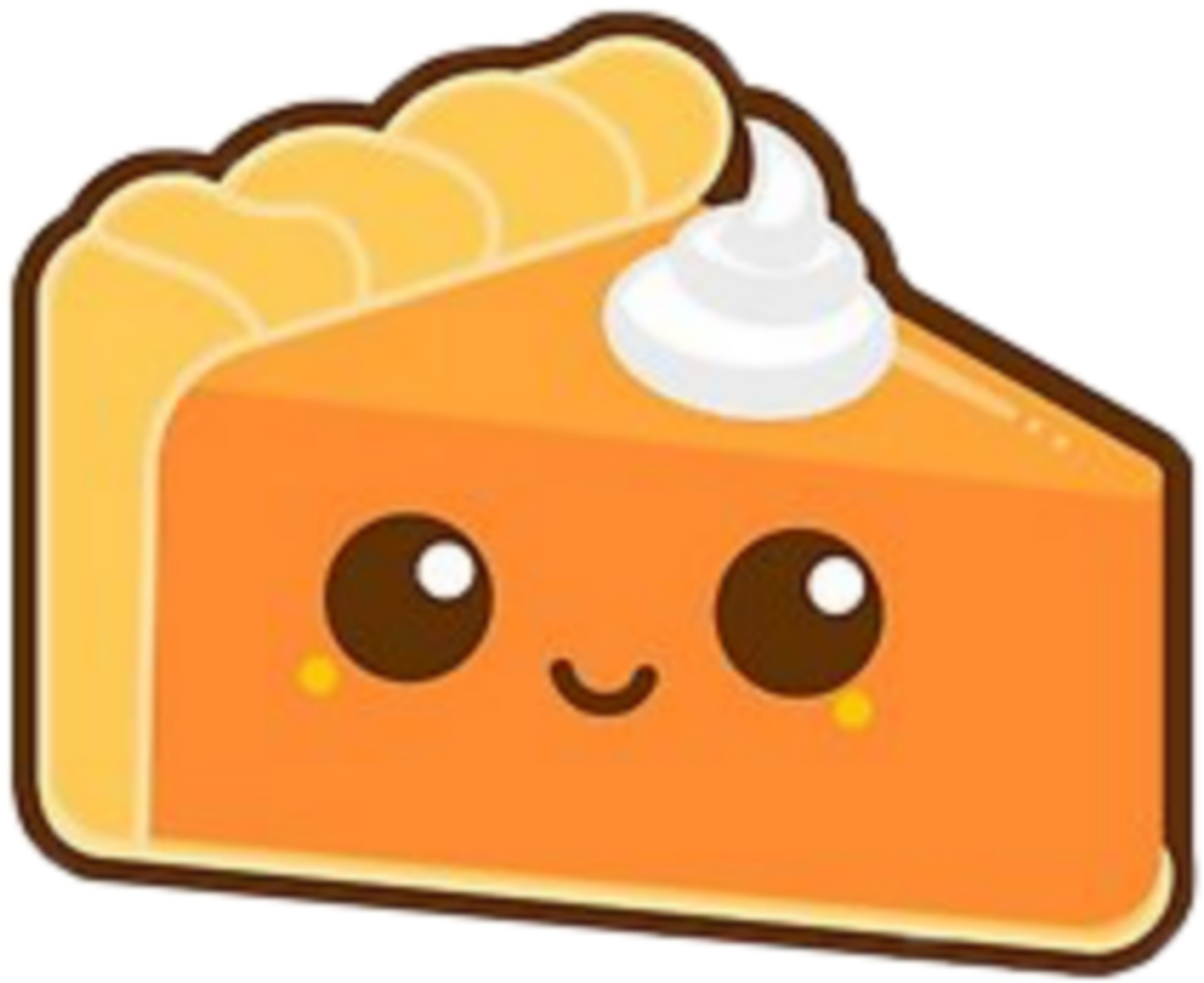 #freetoedit #pie #pumpkin Pie #anime - Cute Pie Clipart - Png Download (2289x2289), Png Download