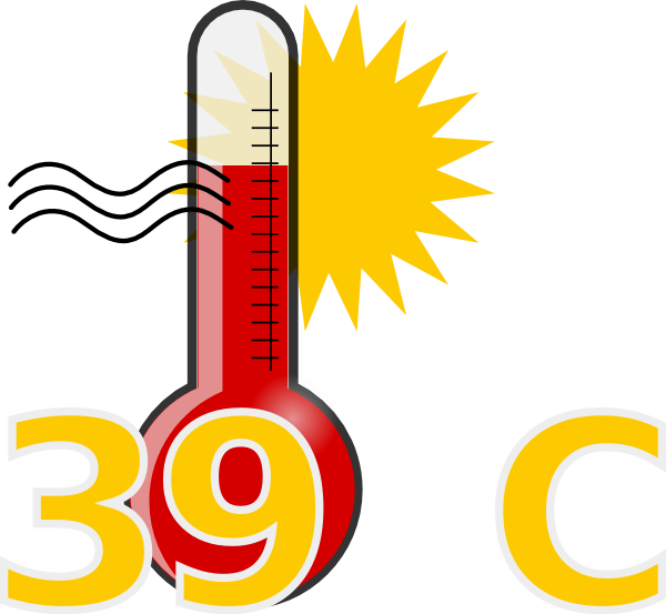 High Temperature Icon Png Clipart (600x553), Png Download