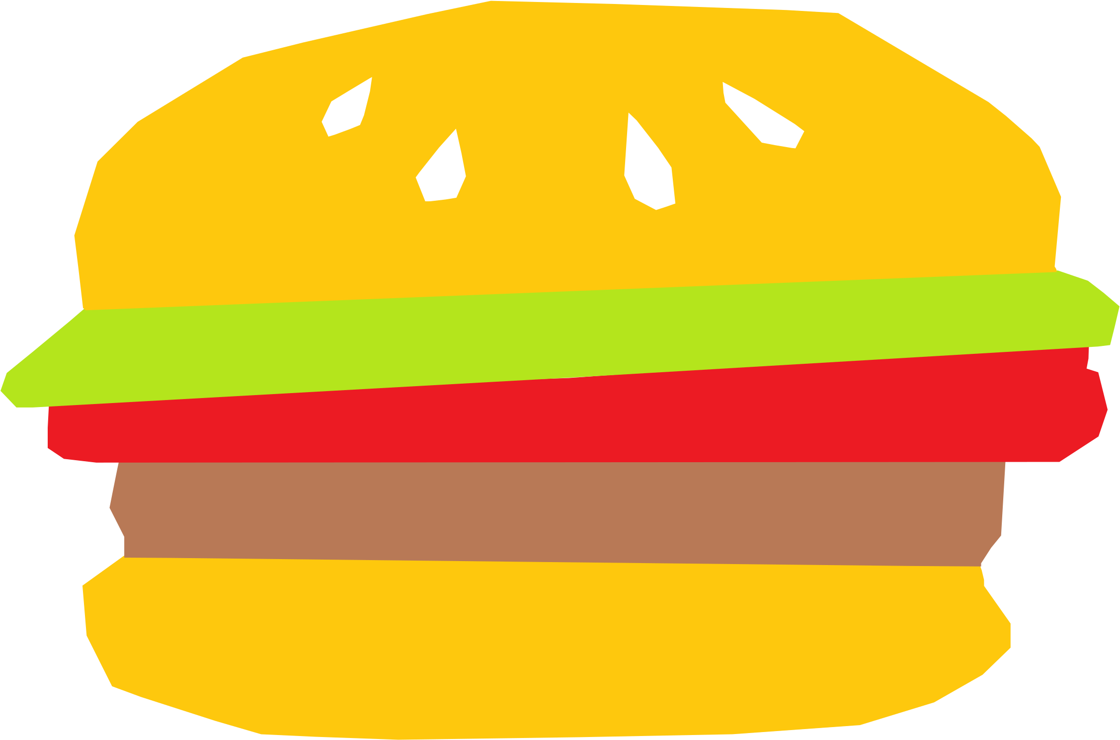 Cap,area,food - Burger Clipart - Png Download (1138x750), Png Download