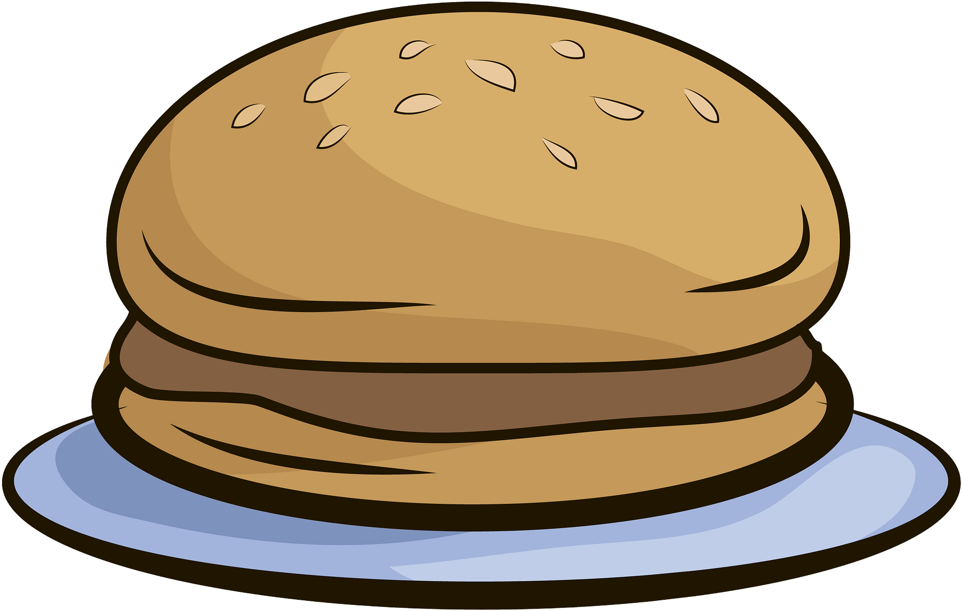 Hamburger Clipart - Png Download (800x618), Png Download