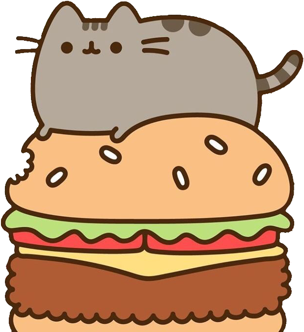 #kawaii #pusheencat #pusheenforever #pusheen #cats - Pusheen Cat Clipart (640x703), Png Download